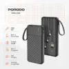 پاوربانک 10000 هزار 10 وات پیانو پرودو مدل Porodo Piano 10000mAh 10w PDPBJ33BK - Image 8