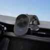 هولدر مگنتی موبایل خودرو و شارژر وایرلس آیفون و اپل واچ لولو مدل Levelo Siena 2 in 1 Wireless Car Charger - Image 4