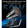 شارژر فندکی یسیدو 50 وات مدل Yesido Y64 Aluminum Alloy Super Fast Charging QC + PD Dual Ports - Image 4