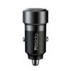 شارژر فندکی 60 وات یسیدو مدل Yesido Y54 60W Fast Charging | With Type‑C to Lightning Cable Car Cigarette Port Charger Adapter