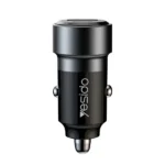 شارژر فندکی 60 وات یسیدو مدل Yesido Y54 60W Fast Charging | With Type‑C to Lightning Cable Car Cigarette Port Charger Adapter