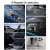 شارژر فندکی شفاف 30 وات یسیدو مدل Yesido Y68 Aluminum Alloy Transparent Shell Pull Ring Design  - Image 3