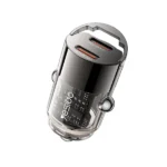 شارژر فندکی شفاف 30 وات یسیدو مدل Yesido Y69 Aluminum Alloy Transparent Shell PD 30W Fast Car Charger