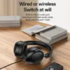 هدست حذف نویز دو حالته یسیدو مدل Yesido EP11 Dual‑Mode Noise Reduction Over‑Ear Bluetooth Headphones - Image 9