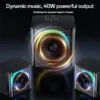 اسپیکر بلوتوثی 40 وات یسیدو مدل Yesido YSW41 RGB Bluetooth Speaker Subwoofer - Image 5