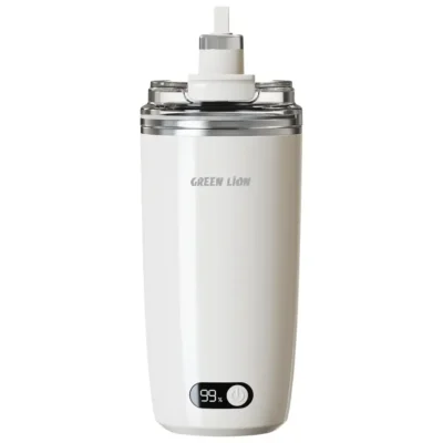 ماگ همزن دار ظرفیت 350 میلی‌لیتر هوشمند گرین لاین مدل Green Lion Auto-Stirring Mug 350mL