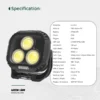 چراغ کار قدرتمند گرین‌ لاین مدل Green Lion Hyper Lume Working Light - Image 4