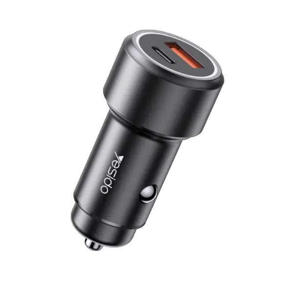 New-Project-19.webp شارژر فندکی یسیدو 45 وات مدل Yesido Y42 PD Charger - Image 1