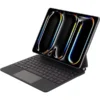 کیبورد بی سیم برند لولو سازگار با iPad Pro 13" 2024 مدل Levelo AeroBoard Saffanio Leather Wireless Keyboard  