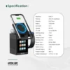 شارژر وایرلس گرین لاین مدل Green Lion Smart Station Pro LCD Display Wireless Charger with Speaker - Image 4