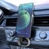 هولدر شارژر وایرلس سه‌کاره داخل خودرو 15 وات لولو مدل Levelo Aspen 3 in 1 Wireless Car Charger - Image 4