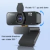 وب‌کم کیفیت 2K حرفه‌ای یسیدو مدل Yesido KM14  - Image 4