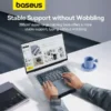 استند رومیزی لپ تاپ و تبلت بیسوس Baseus Ultrastable Pro Series BS-HP017 با بدنه آلومینیومی و چرخش 360 درجه - Image 8