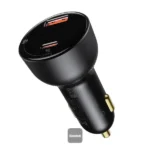 شارژر فندکی 60 وات دو پورت بیسوس مدل Baseus CGJP010013