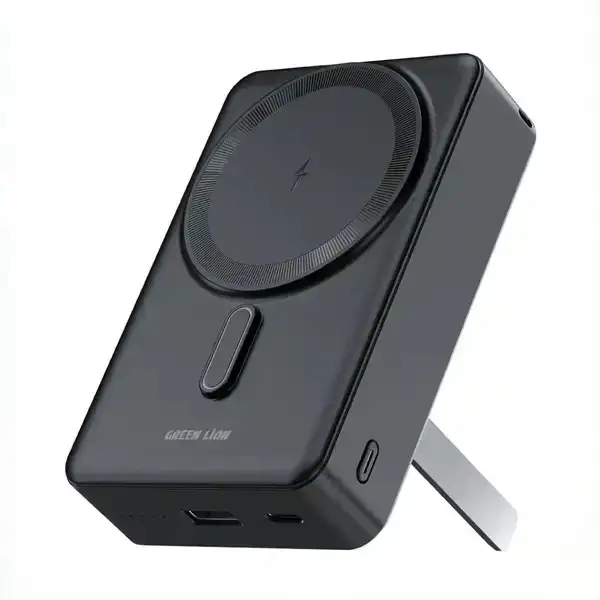 2-14 پاوربانک وایرلس ۲۰۰۰۰ هزار 22.5 وات مگ سیف گرین لاین مدل Green Lion San Marino MagSafe - Image 1