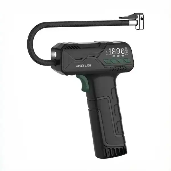 2 پمپ باد شارژی گرین لاین مدل Green Lion Hyper Air Portable Tire Inflator - Image 1