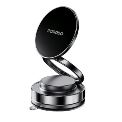هولدر موبایل تاشو مگ سیف پرودو مدل Porodo Vacuseal Vacuum Suction Folding Magnetic Mount HS26
