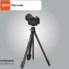 سه پایه با قابلیت تنظیم ارتفاع دوربین پرودو مدل Porodo Flexible Tripod PD-TRPSFE-BK - Image 8