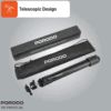 سه پایه با قابلیت تنظیم ارتفاع دوربین پرودو مدل Porodo Flexible Tripod PD-TRPSFE-BK - Image 10