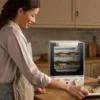 فر برقی مینی میزی پرودو مدل Porodo Vertical Design Temp Glass Mini Oven - Image 2