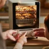 فر برقی مینی میزی پرودو مدل Porodo Vertical Design Temp Glass Mini Oven - Image 7