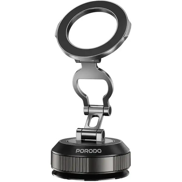 gjvZxyBxDYMyfybD پایه نگهدارنده گوشی مغناطیسی پرودو مدل Porodo Vacuum Suction Magnetic Phone Holder PDMSMPHBK - Image 1