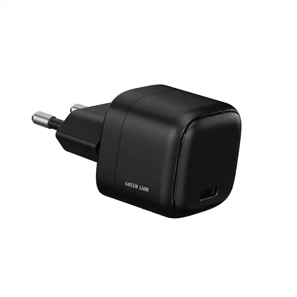 green-Lion-Nexio-Single-Port-Wall-Charger-EU-Plug-20W_ آداپتور تایپ سی ۲۰ وات گرین لاین مدل Green Lion Nexio Single Port Wall Charger 20W - Image 1