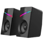 اسپیکر گیمینگ استریو با سیم پرودو مدل Porodo Stereo Gaming Speakers PDX543