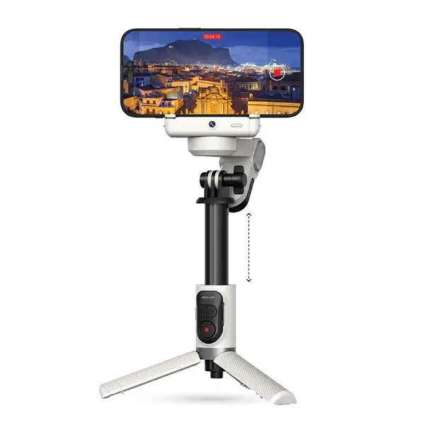 گیمبال-حرفه-ای-گرین-لاین استابلایزر و سهپایه هوشمند موبایل گرین لاین مدل Green Lion Palermo Gimbal Tripod Stand with Remote Control - Image 1