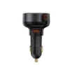 شارژر فندکی 60 وات بیسوس مدل Baseus Enjoyment Pro Car Charger U+Retractable Type-C - Image 4