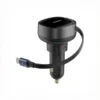 شارژر فندکی 60 وات بیسوس مدل Baseus Enjoyment Pro Car Charger U+Retractable Type-C