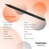 قلم بلوتوثی لمسی مخصوص آیپد پرودو مدل Porodo Magnetic Pen PDWKZP027 - Image 8