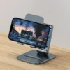 هولدر و پایه نگهدارنده رومیزی موبایل بیسوس مدل Baseus Biaxial Desktop for phone LUSZ000013 - Image 7