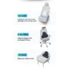 بالش کمری طبی مموری فوم بیسوس Baseus PrimeTrip VH1 Breathable Lumber Pillow BS-CN022 - Image 9