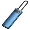 هاب 6 پورت 100 وات بیسوس مدل Baseus Metal Gleam 6 in 1 CAHUB-CW0G Multifunctional Type-C HUB 100W - Image 5