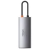 هاب 6 پورت 100 وات بیسوس مدل Baseus Metal Gleam 6 in 1 CAHUB-CW0G Multifunctional Type-C HUB 100W - Image 7