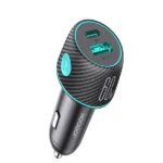 شارژر فندکی 60 وات تایپ سی فست شارژ خودرو جویروم مدلJoyroom JR-CCN01