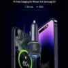 شارژر فندکی 60 وات تایپ سی فست شارژ خودرو جویروم مدلJoyroom JR-CCN01 - Image 9