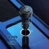 شارژر فندکی فست شارژ 100 وات همراه کابل دوسر تایپ‌سی الدینیو LDNIO C101 - Image 7