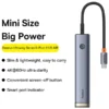 هاب تایپ سی 6 پورت بیسوس مدل Baseus Ultra Joy Series BS-OH166 - Image 8