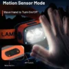چراغ پیشانی شارژی پرودو مدل Porodo Wave Sensor Rechargeable LED Headlamp PDHDG08OG - Image 8