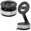 هولدر موبایل مگنتی وکیومی خودرو پرودو مدل Porodo Clingx MagSafe Suction Holder PBCT080BK - Image 3