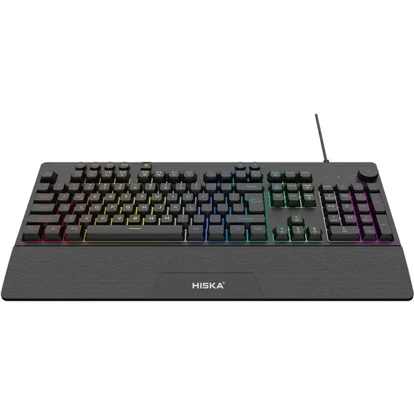 5SSwJz65z0kOwHGC کیبورد گیمینگ با سیم هیسکا مدل Hiska HX-KEG405 - Image 1