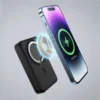 پاوربانک 10000 هزار وایرلس 15 وات تایپ سی 30 وات بیسوس مدل Baseus PPCXM1030 Magnetic Mini  - Image 4
