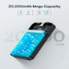 پاوربانک وایرلس 15 وات 20000 هزار 20 وات بیسوس مدل Baseus EnerFill FM41 Mini Magnetic E0027U01 - Image 6