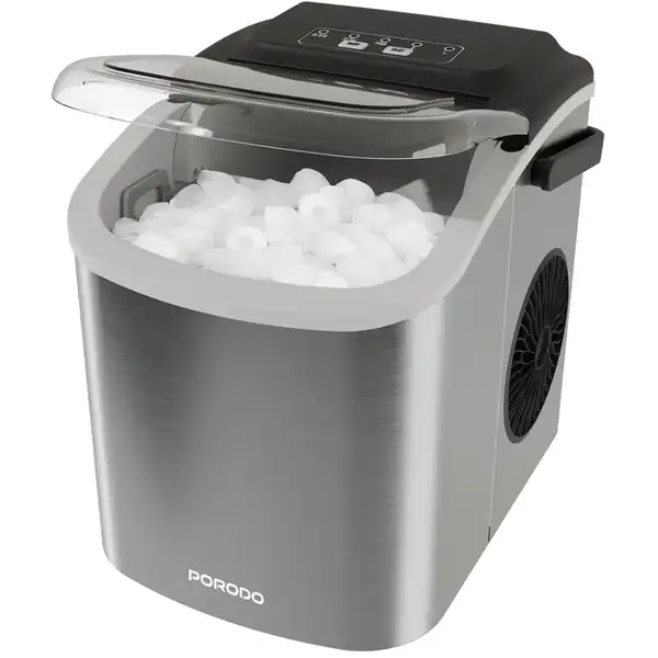 72MBkw_cnMULGIcQ یخ ساز ۱.۲ لیتر پرودو مدل Porodo Instant Bullet Ice Maker PDHZB12SL - Image 1