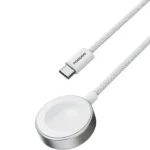 شارژر مگنتی وایرلس ساعت هوشمند پرودو مدل Porodo One Touch Charger Magnetic Watch Charger PDCBL0042WH
