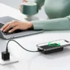 پاوربانک 10000 هزار وایرلس 15 وات تایپ سی 30 وات بیسوس مدل Baseus PPCXM1030 Magnetic Mini  - Image 6