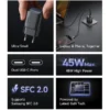 شارژر دیواری 45 وات دو پورت مک دودو مدل Mcdodo CH-1000 45W Dual Port GaN Wall Charger - Image 3