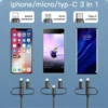 کابل ۳ سر لایتنینگ تایپ سی میکرو به HDMI یسیدو مدل Yesido HM05  - Image 3